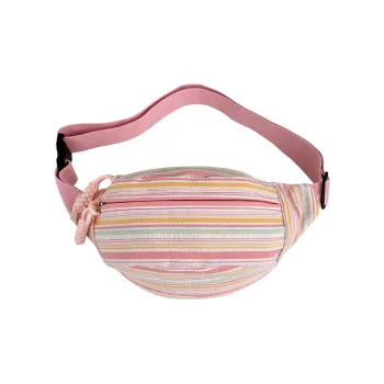 SURELAPTOP Nylon Fanny Pack Regular Women's Multicolor
