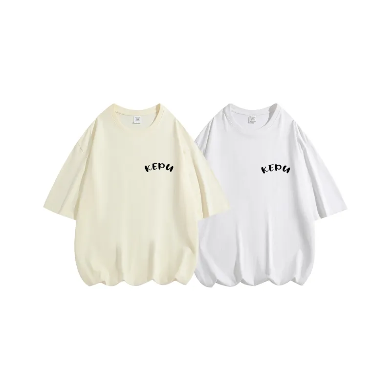 Kepu T Shirt Unisex 2 Pack 2 Pack White+White-16