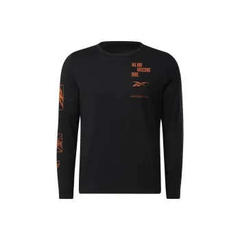 Reebok BB BASKETBALL AAWH LS TEE T-Shirt Men's Black