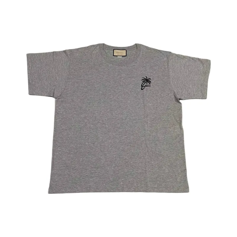 GUCCI T-Shirts Men Gray-0