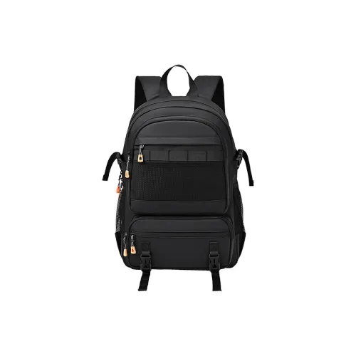 Yohji Kimura Polyester Laptop Bag, Mountaineering Bag, Backpack Regular Unisex Black