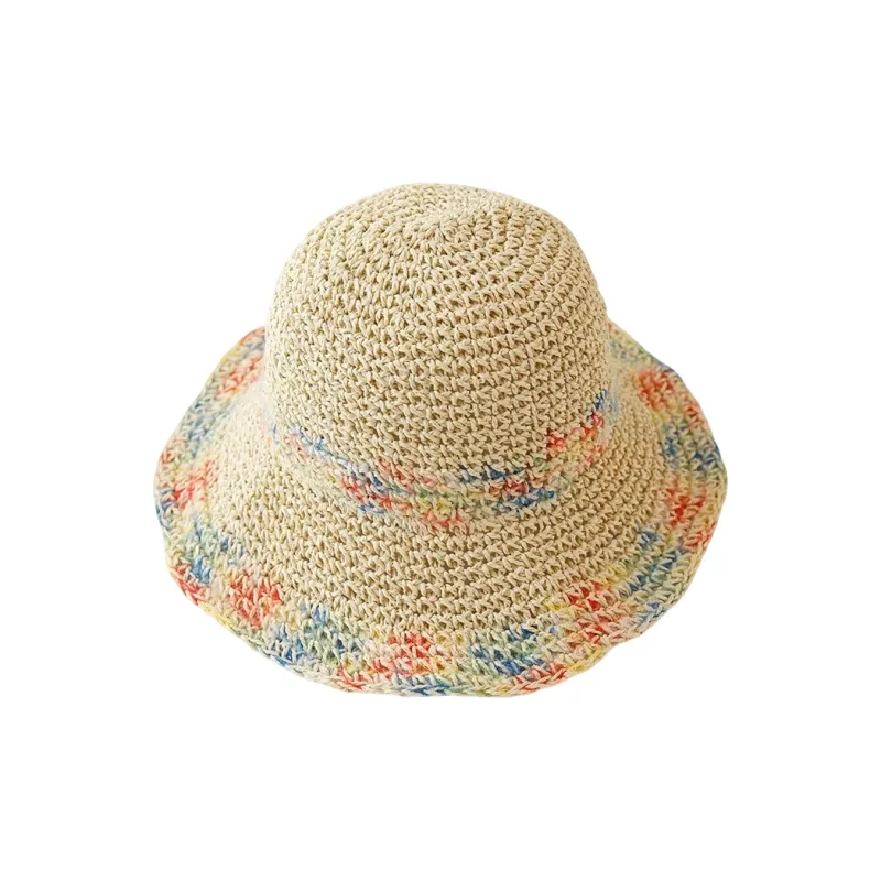 MITHAOL KUSC Straw Woven Bucket Hats Women's-1