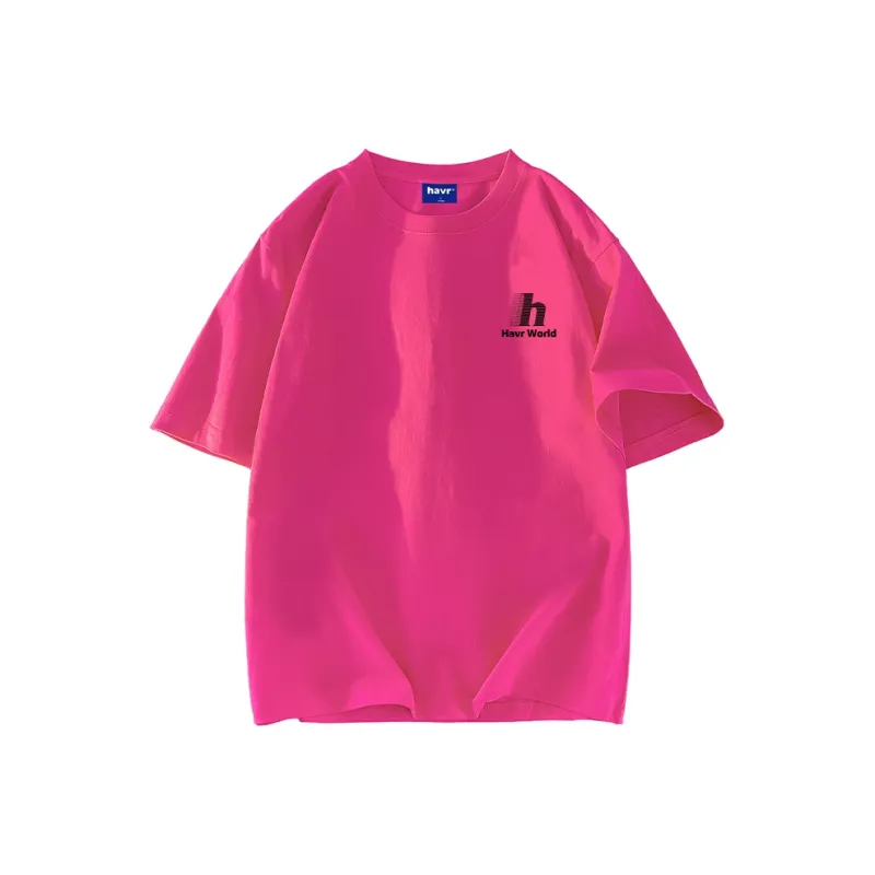 HAVR Loose Fit Breathable Thin Short Sleeved T Shirts Unisex-21