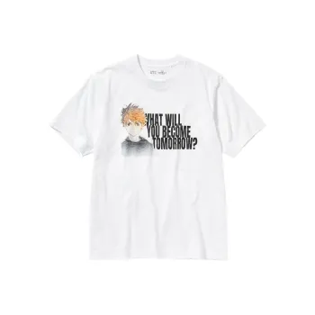 UNIQLO Volleyball Junior Co-branded Model T-Shirts Unisex White