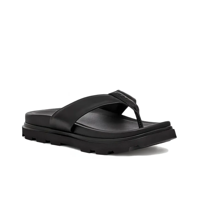 UGG Capitola Flip Sandal Black-1