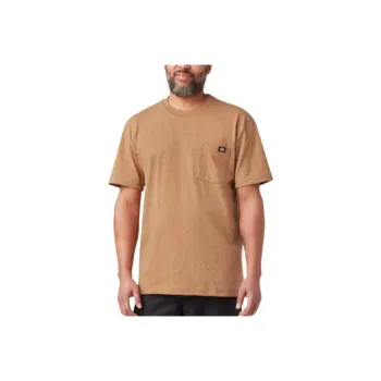 Dickies Heavyweight Heathered Short Sleeve Pocket T-Shirt T-Shirt Men's Brown