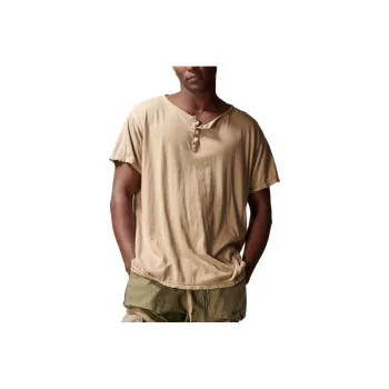 GREG LAUREN T-Shirt Men's Khaki