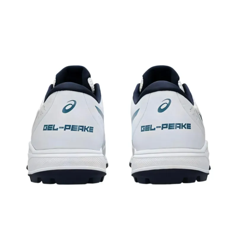 Asics Gel Peake 2 Cushioning, Wear Resistant Low Top Training Shoes Men's White Blue-3