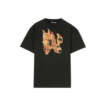 PALM ANGELS Burning Monogram T Shirt