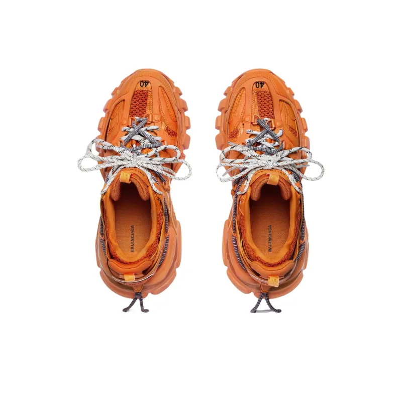 Balenciaga Track 1.0 Trail Laces Low Top Casual Shoes Men's Orange-4