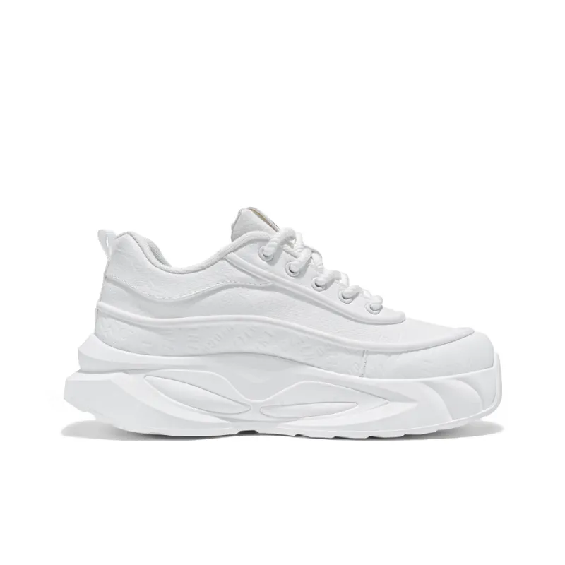 JANECO Slip Resistant, Abrasion Resistant, Breathable Low Top Chunky Sneakers Men's-8