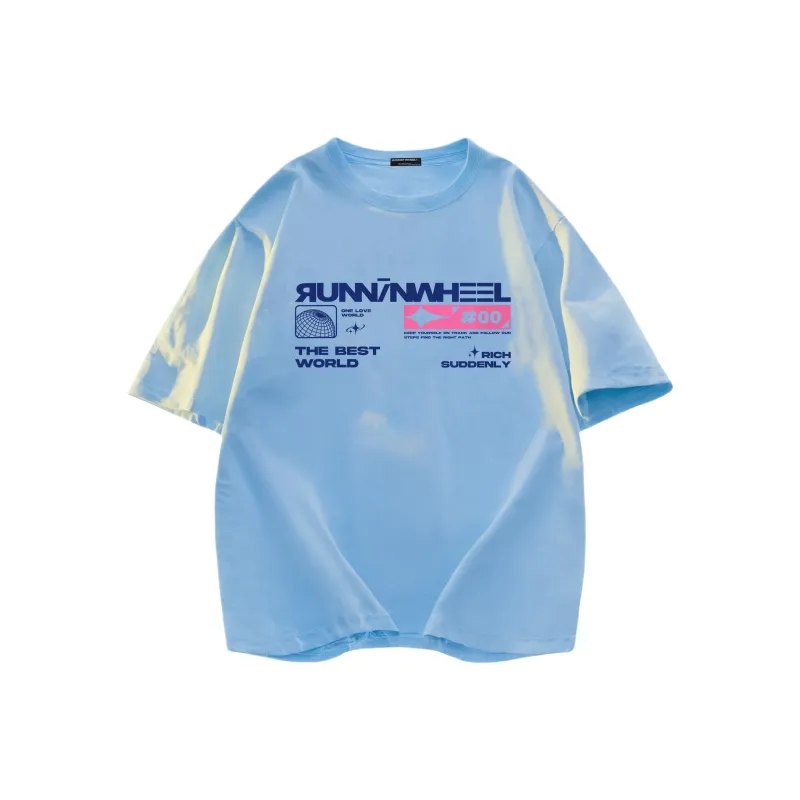 RUNNINWHEEL T Shirts Unisex-12