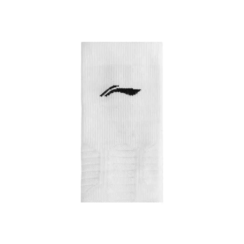 LiNing Antibacterial And Deodorizing Running Casual Knee High Socks Unisex Black White Combo Set-5