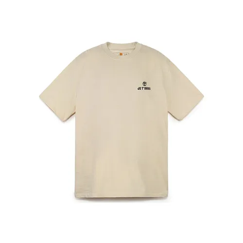 Timberland T Shirts Men Light Beige