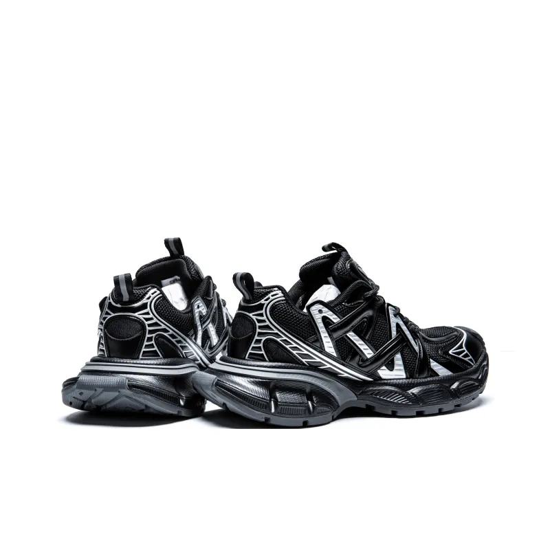 KUX Space Ship Cushioning Anti Slip Wear Resistant Breathable Height Increasing Low Top Chunky Sneakers Unisex-22