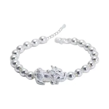 Silver Arashi Sterling Silver Bracelet 999 Fine Silver Unisex
