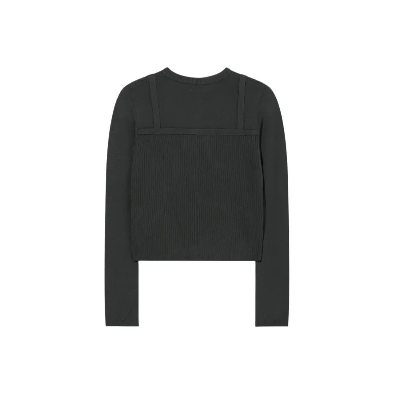 COVERNAT Knitwear Women's Charcoal Gray-1