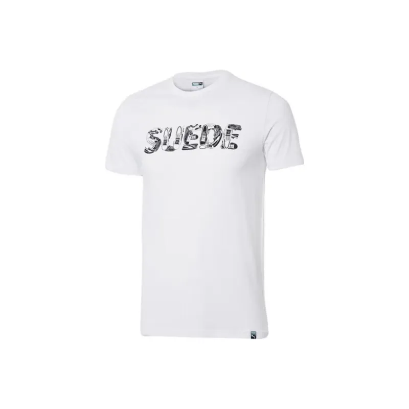 PUMA T Shirts Men White-0