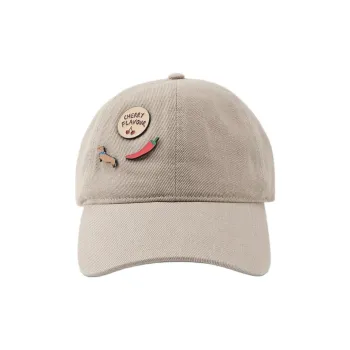 ZARA Cotton Baseball Caps Women's Beige