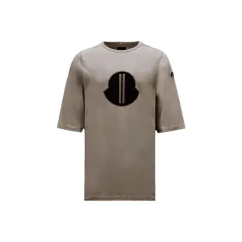 Moncler x RICK OWENS FW23 T Shirt Unisex Brown