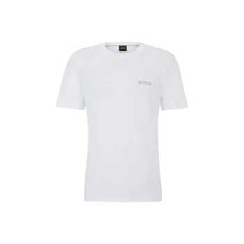 HUGO BOSS 3D Mesh Logo Regular Fit T Shirt