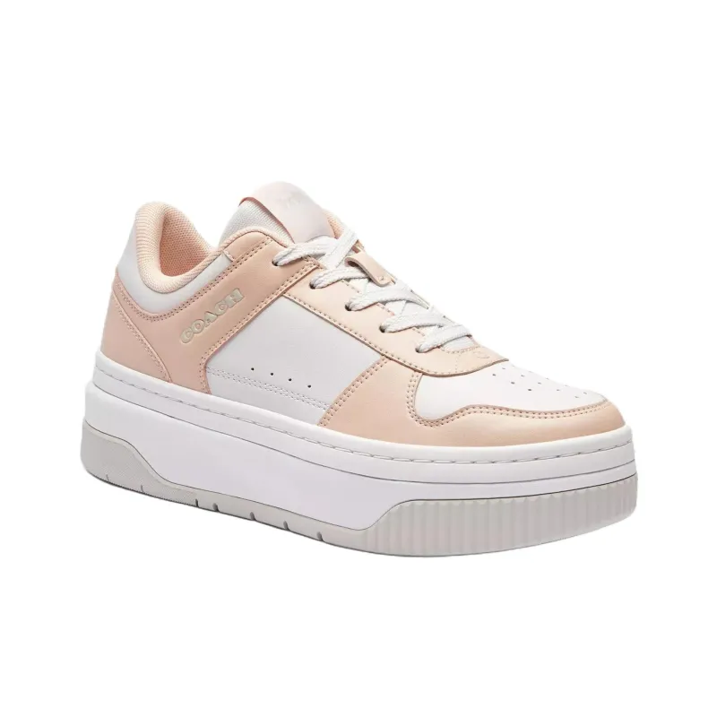 COACH Low Top Skateboard Shoes Women's Pink-1