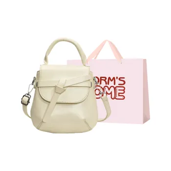 Worm's Home PU Handbag Women's White/Silver/Black/Red
