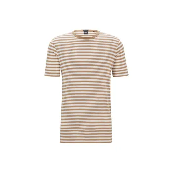 HUGO BOSS Striped Crewneck T Shirt