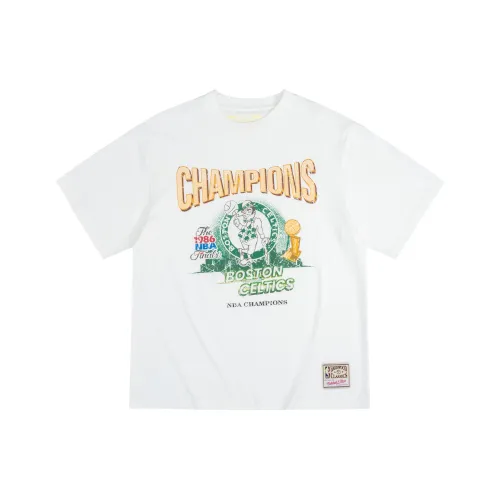 Mitchell & Ness T Shirt Unisex White