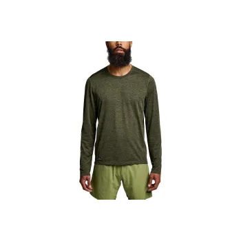 Saucony Stopwatch T Shirts Men Green