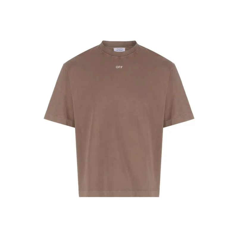 OFF WHITE S. Matthew Skate Cotton T shirt-0