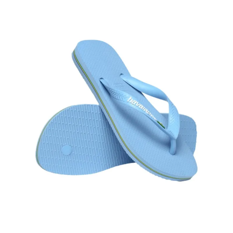 Havaianas Brazil Logo Flip Flops Women's Blue-5
