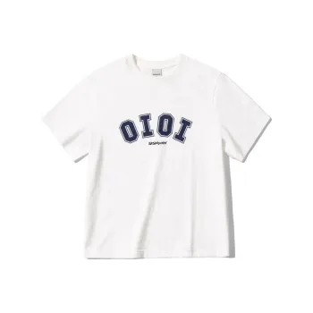 5252 BY O!Oi Drop Shoulder Sleeve T-Shirt Unisex White