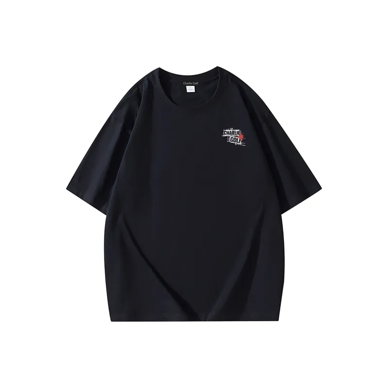 CHARLIE GOLF T Shirt Unisex Black-1