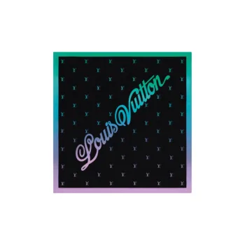 LOUIS VUITTON Mulberry Silk Headwraps Men's Black