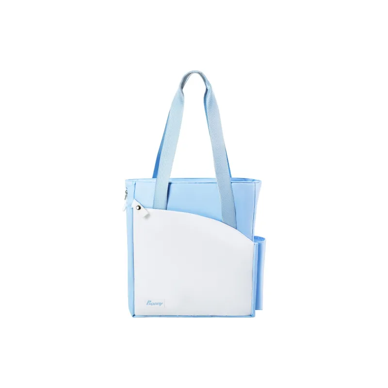 BONNY Badminton Racket Bags 2 3 Pcs Succinct Shoulder Bag Blue White Unisex-0