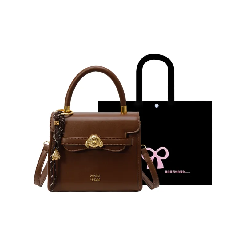 HACIN Pu Handbag Shoulder Bag Crossbody Bag Regular Women's White & Khaki/Black/Brown-6