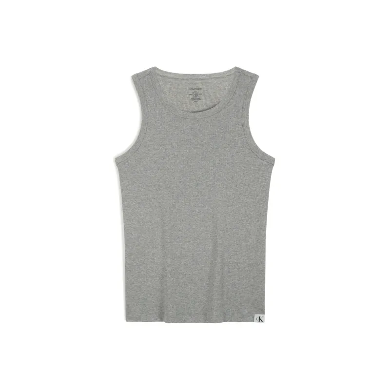 CALVIN KLEIN Tank Tops Men's 100 Moon White-2