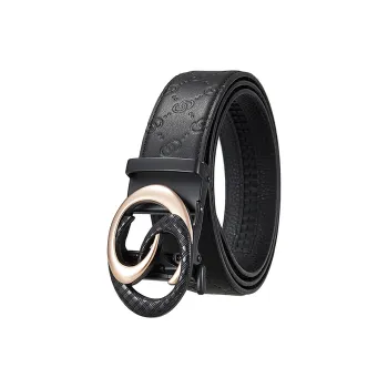 JONNY MOORE Top Grain Cow Leather Belts Men's 3.5CM