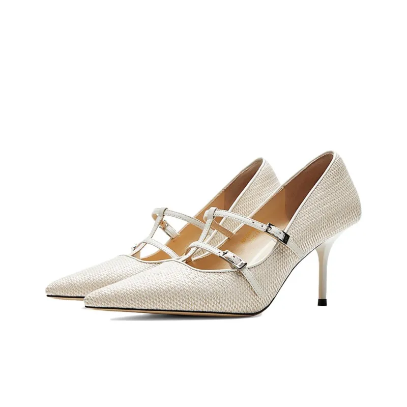 NINE WEST Slim Heel High Heels 8cm Women's-5