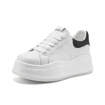 FIVE PLUS Anti Slip Wear Resistant Low Top Skateboard Shoes Women's Black