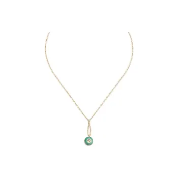 GUCCI 18K Gold Necklaces Unisex Gold