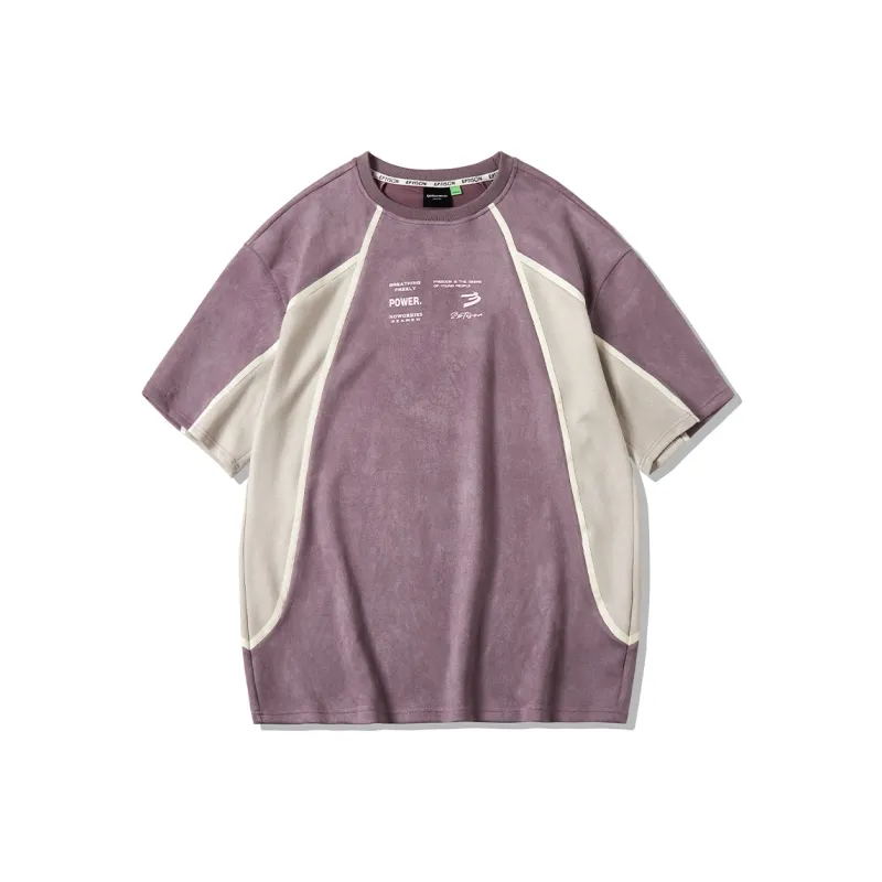 EPTISON T Shirts Unisex Purple-0