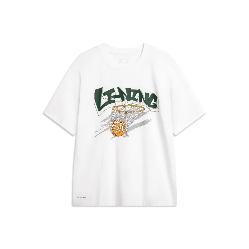 LiNing T Shirt Men's Standard White-0
