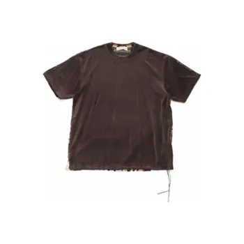 MASTERMIND WORLD Ikat-pattern Velour T-shirt