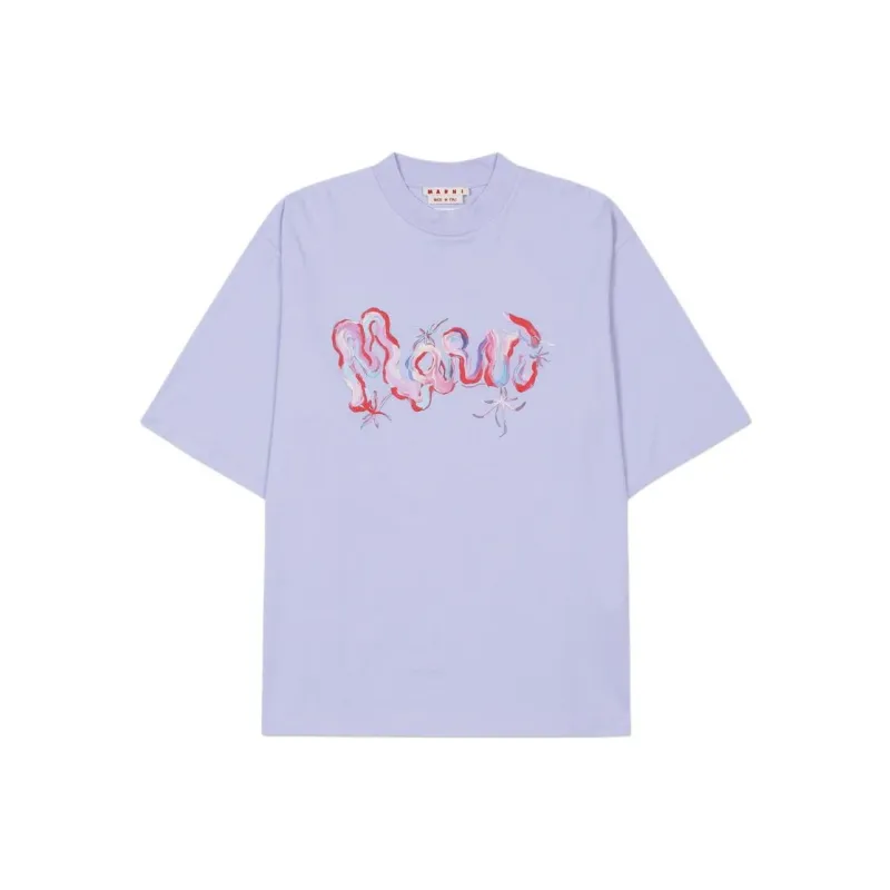 MARNI FW23 T Shirt Men's Light Purple-0