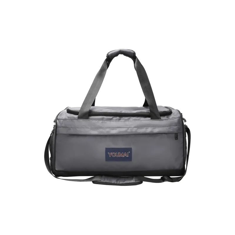Deli Bear Nylon Gym Bag Unisex Black/Pink/Red/Khaki/Blue/Army Green/Gray-25