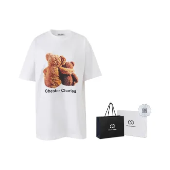 Chester Charles T-Shirt Unisex White
