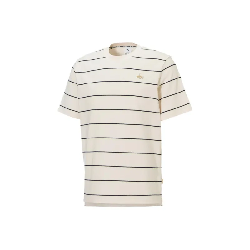 PUMA DASSLER LEGACY Stripes Tee T Shirt Unisex White-0