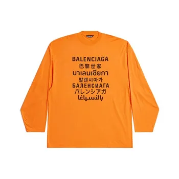 Balenciaga Languages Longsleeve T Shirt
